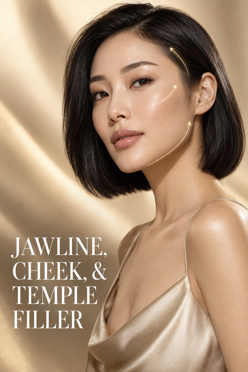 Jawline, Cheek, & Temple Filler
